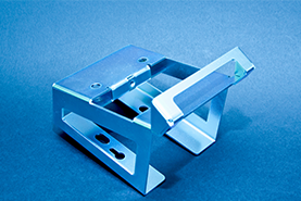 Aluminium verzinkt und Blau passiviert